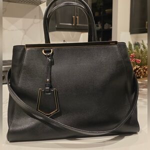 Fendi 2Jours Medium Leather Bag